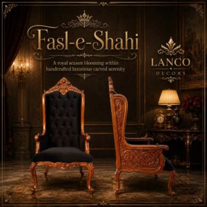 Fasl-e-Shahi – Royal Handcrafted Throne Chair