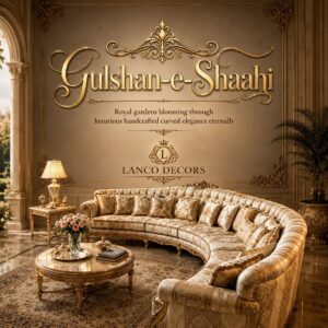 Gulshan-e-Shaahi – Royal Curved Luxury Sofa