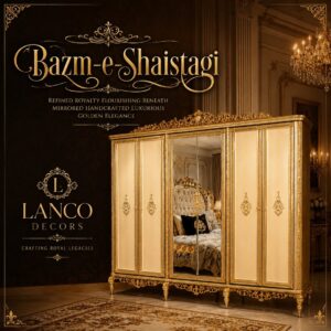 Bazm-e-Shaistagi – Royal Mirrored Wardrobe