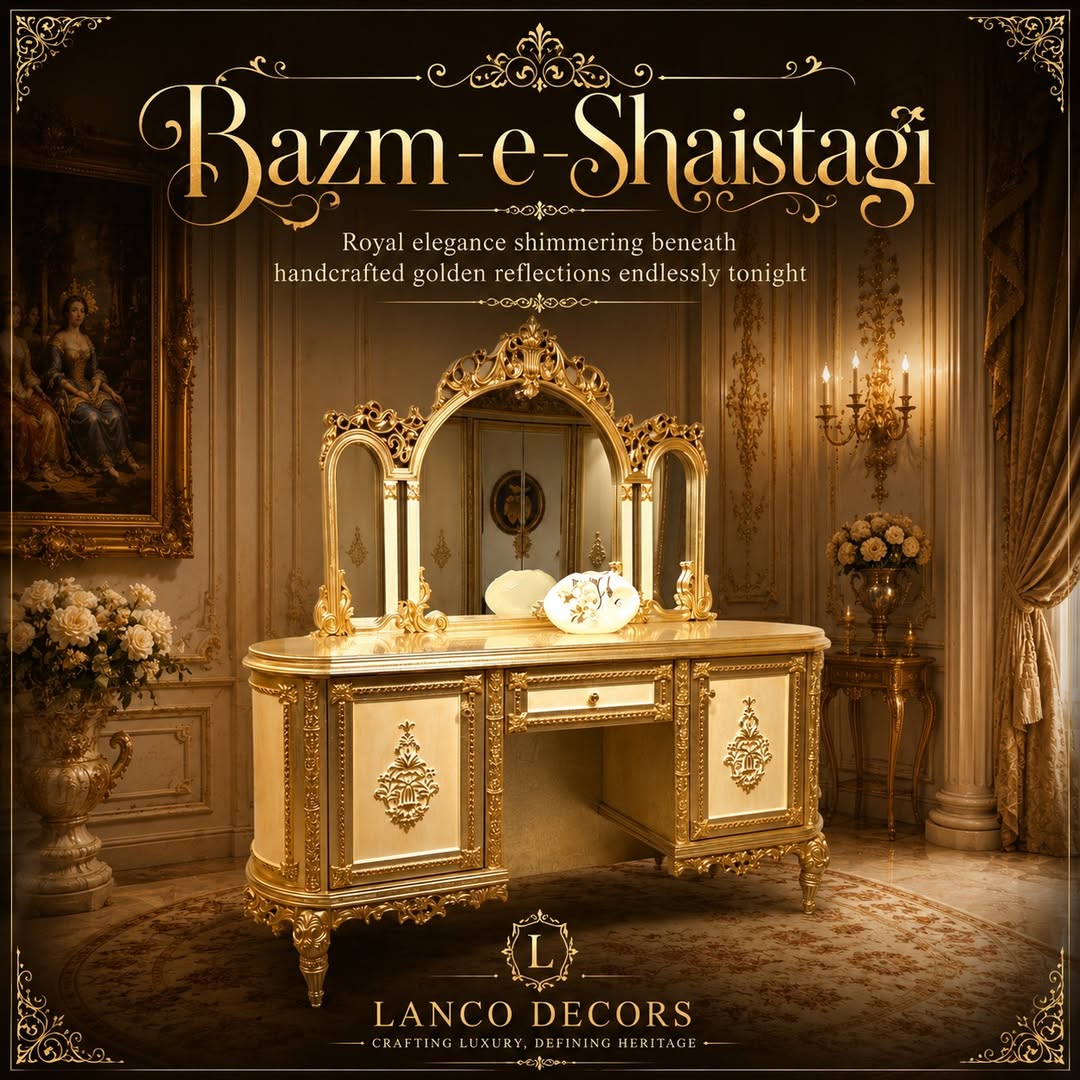 Bazm-e-Shaistagi – Imperial Gold Dressing Console
