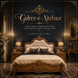 Gulrez-e-Aitebaar – Royal Heritage Bed