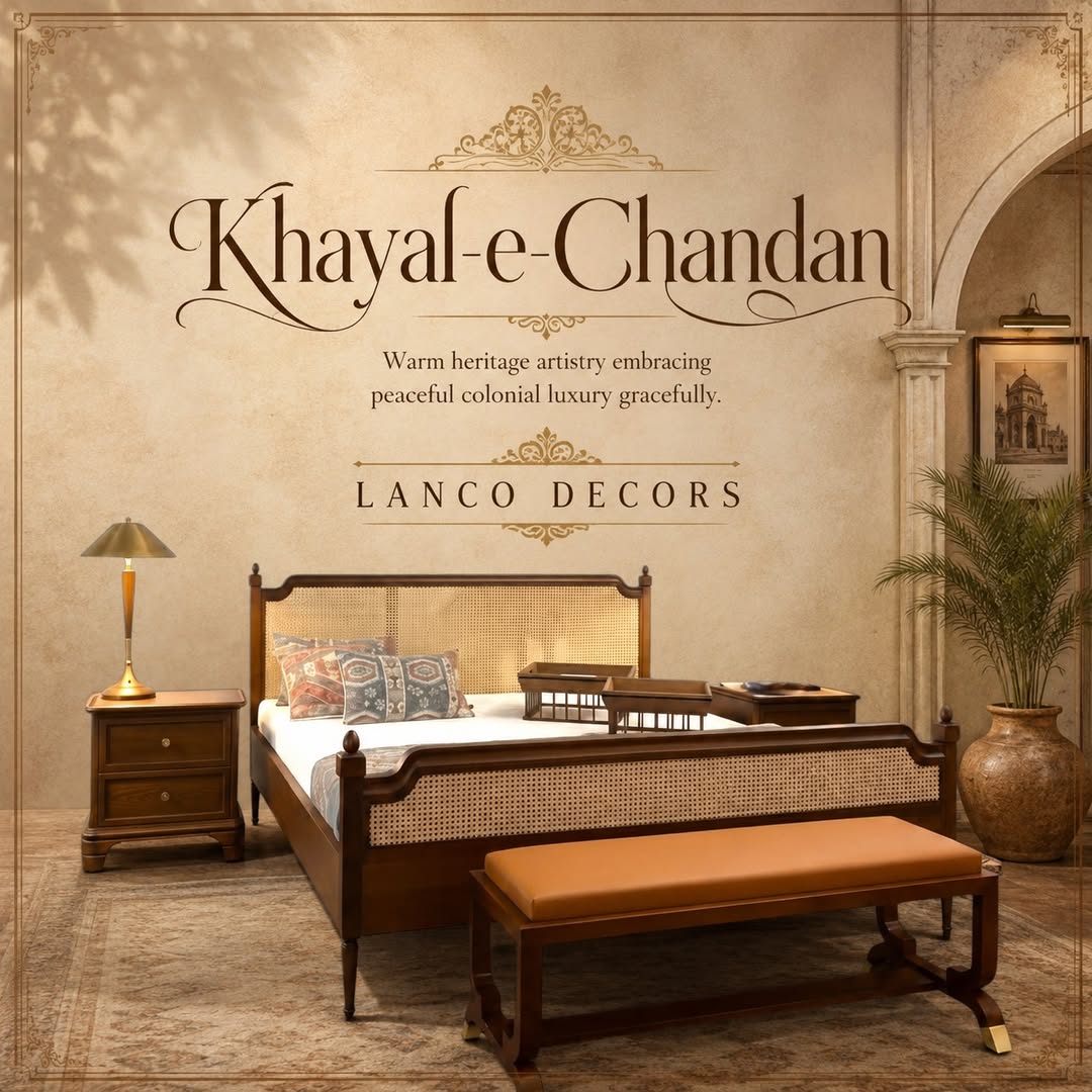 Khayal-e-Chandan – Colonial Cane Bedroom Collection