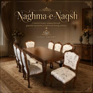 Naghma-e-Naqsh – Heritage Teakwood Dining Collection