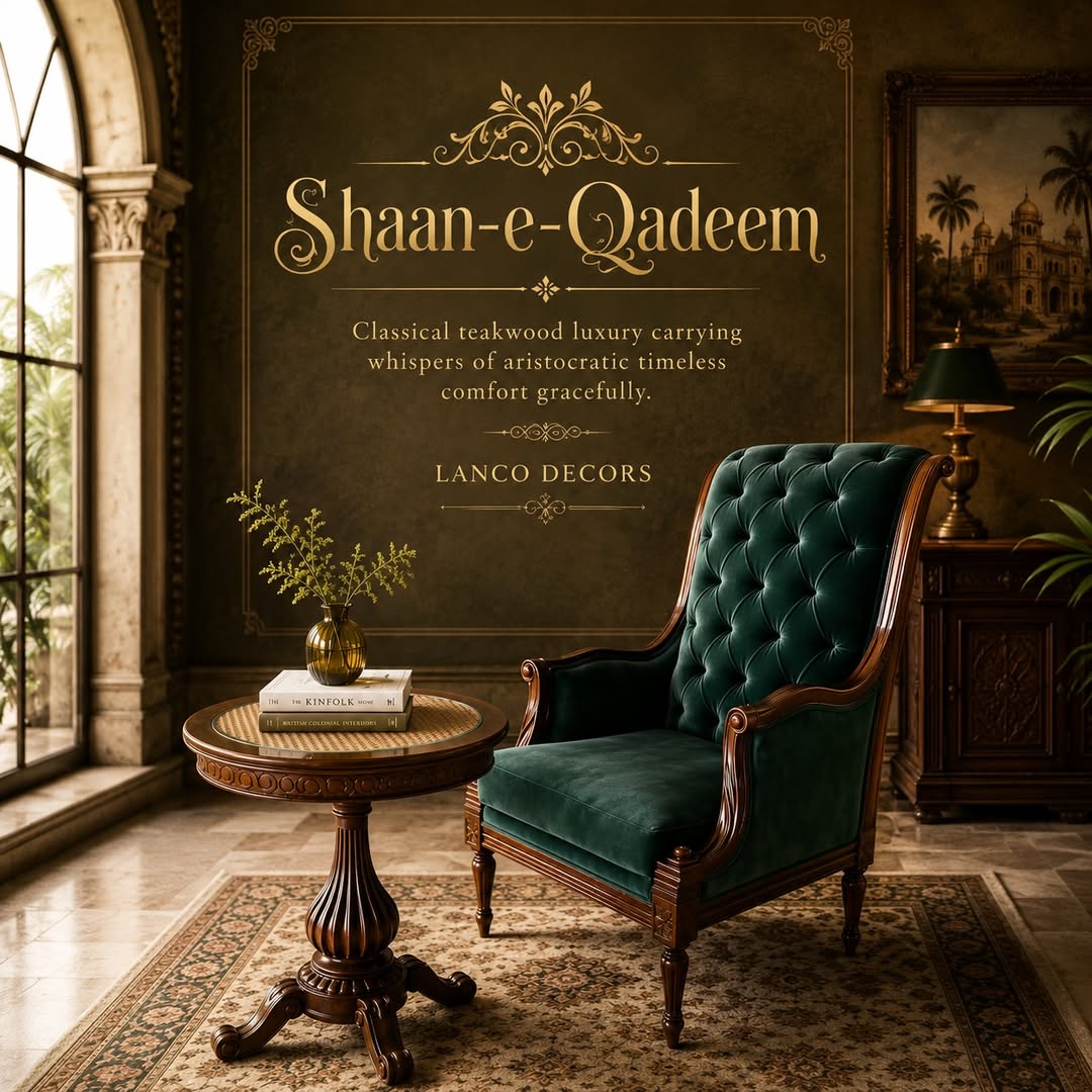 Shaan-e-Qadeem Royal Lounge Chair Set