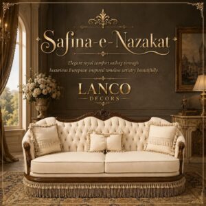 Safina-e-Nazakat Royal Teakwood Sofa