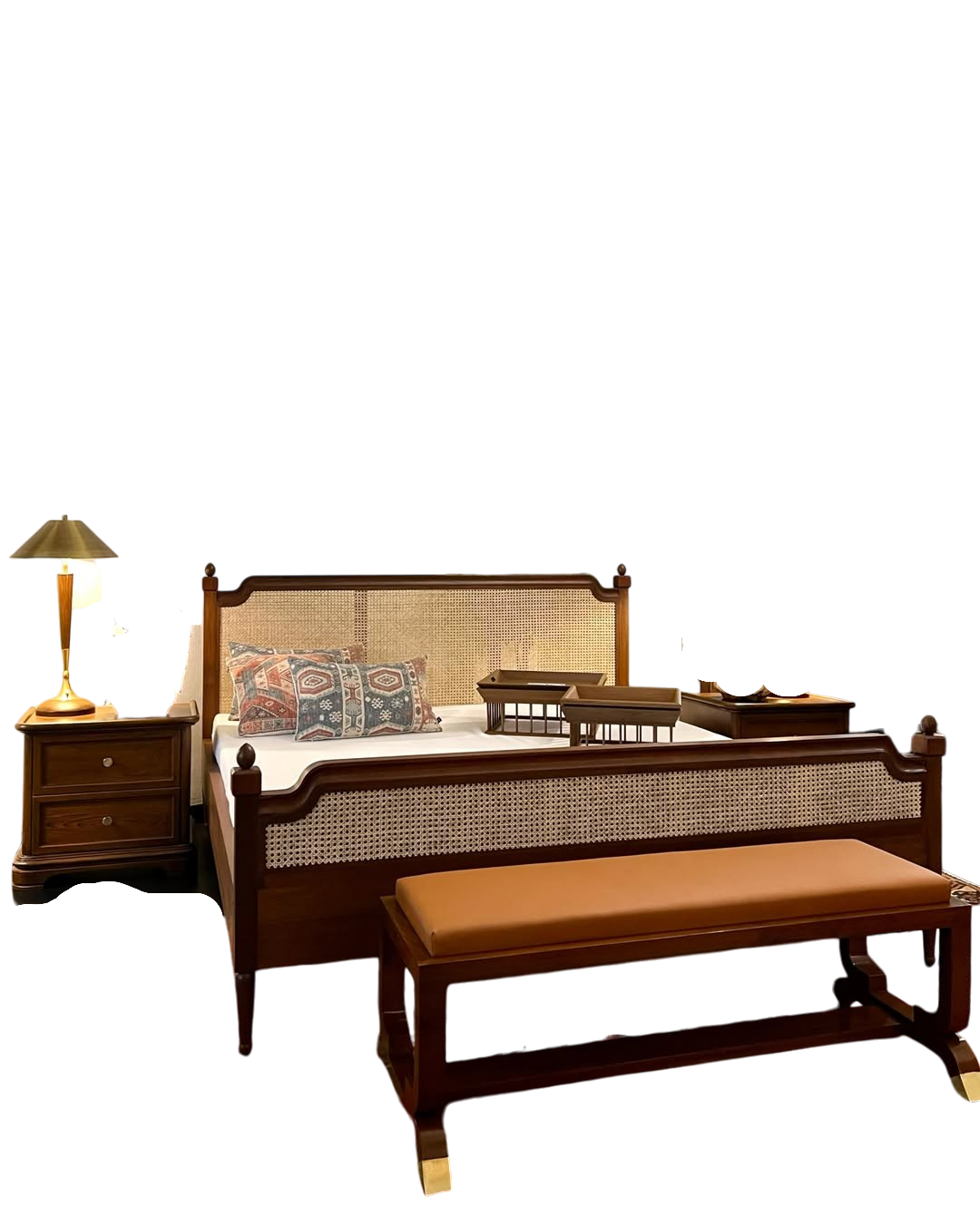 Khayal-e-Chandan – Colonial Cane Bedroom Collection - Image 8