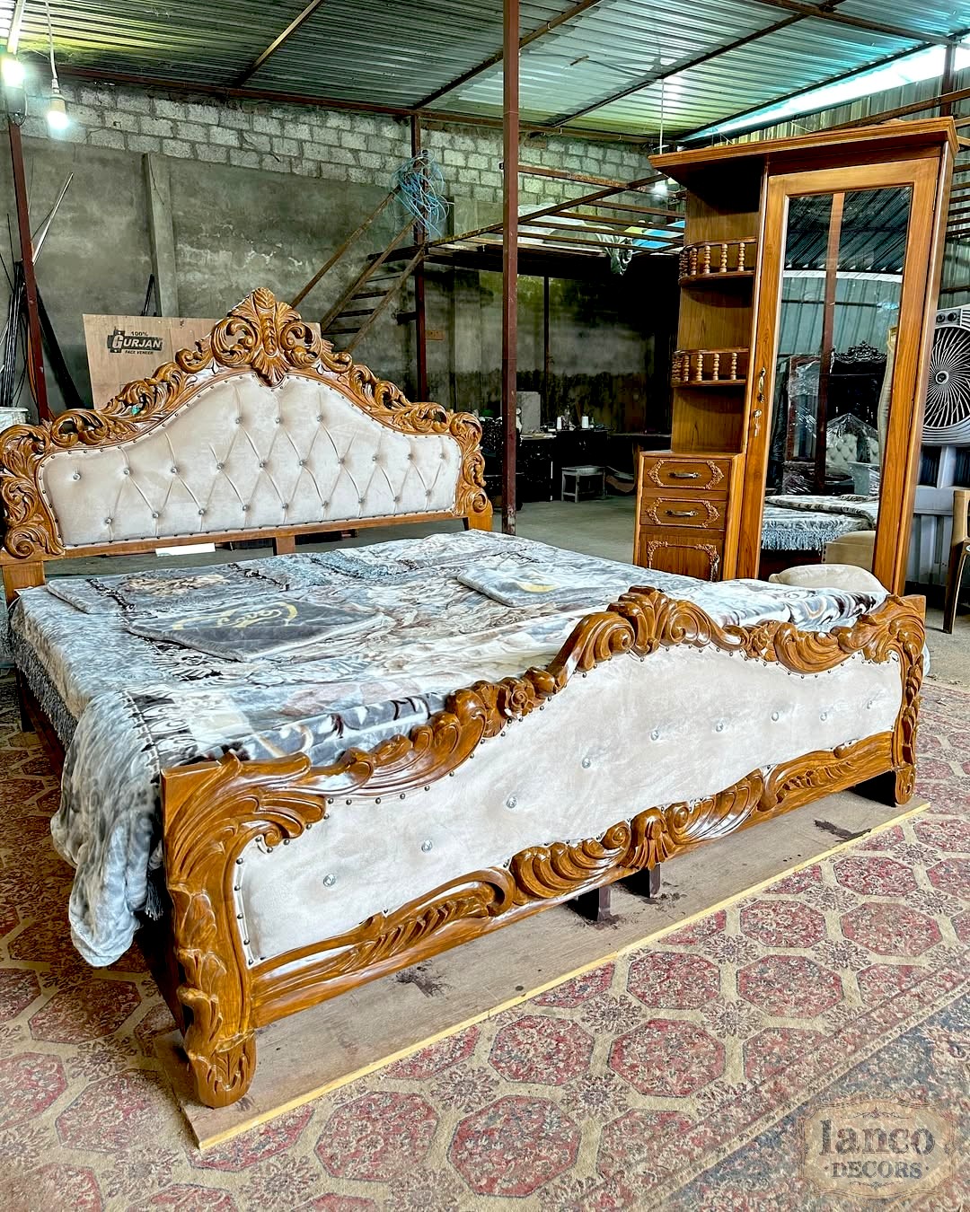Dastan-e-Rifaat Royal Bedroom Collection - Image 8