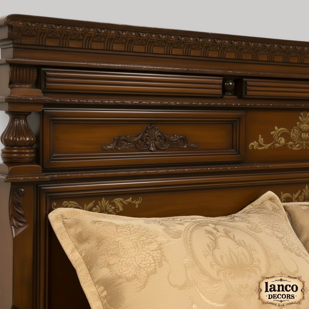 Muraad-e-Qasr Imperial Teakwood Bed - Image 3