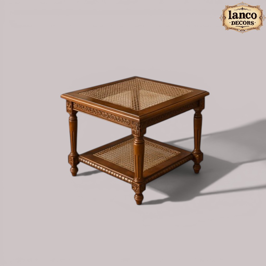 Shaan-e-Nishist – French Provincial Teakwood Lounge Chair Set - Image 6
