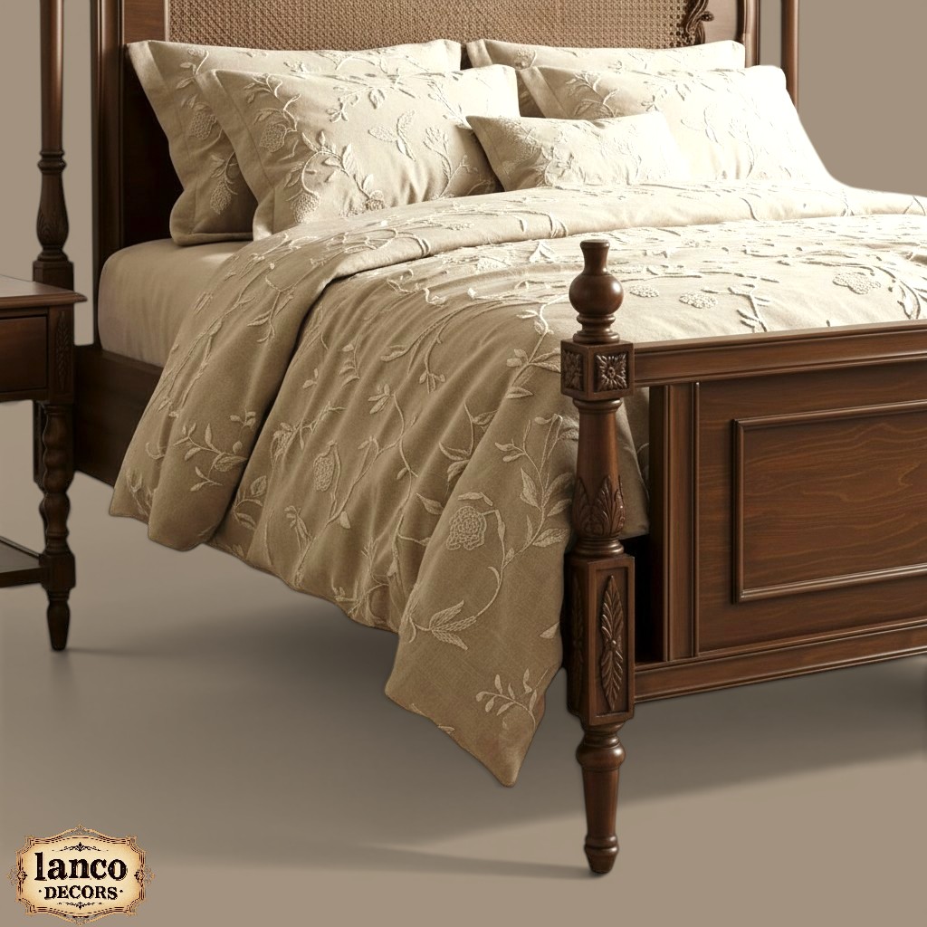 Zauq-e-Wirasat™ Heritage Teakwood Bed - Image 3