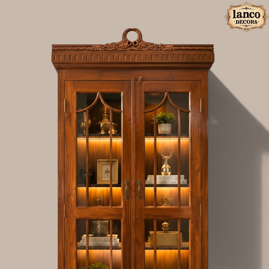 Mehfil-e-Wirasat™ Luxury Teakwood Display Cabinet - Image 3
