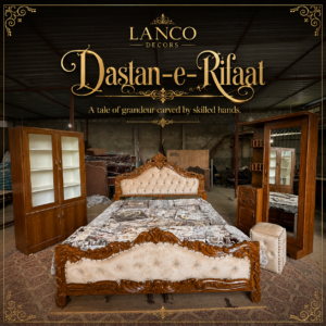 Dastan-e-Rifaat Royal Bedroom Collection