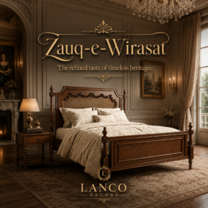 Zauq-e-Wirasat™ Heritage Teakwood Bed