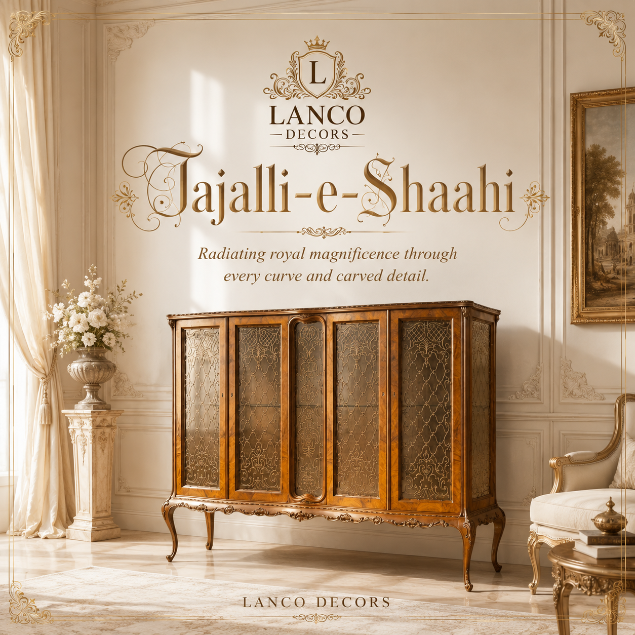 Tajalli-e-Shaahi™ Royal Display Cabinet