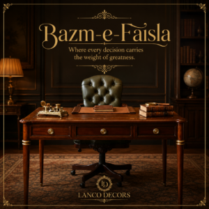 Bazm-e-Faisla™ Heritage Executive Office Desk Set