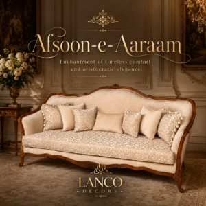 Afsoon-e-Aaraam Royal Teakwood Sofa