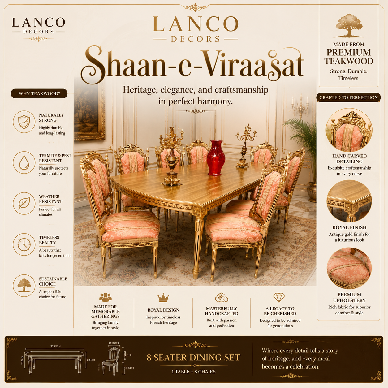 Shaan-e-Viraasat Royal Dining Collection - Image 2