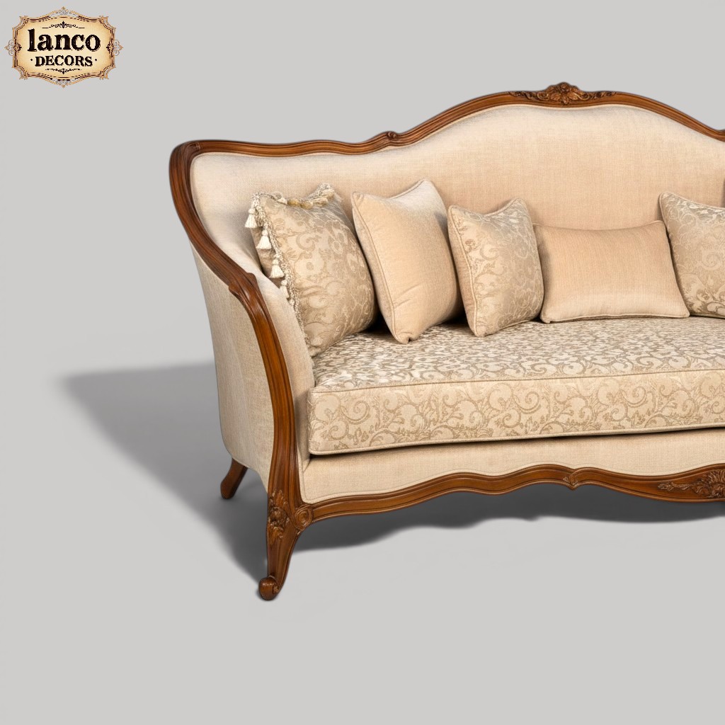 Afsoon-e-Aaraam Royal Teakwood Sofa - Image 5