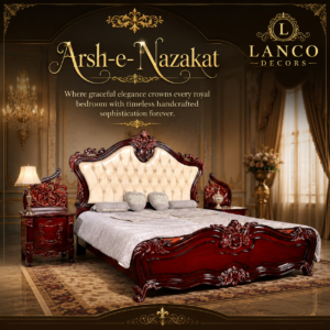 Arsh-e-Nazakat™ Royal Teakwood Bedroom Collection