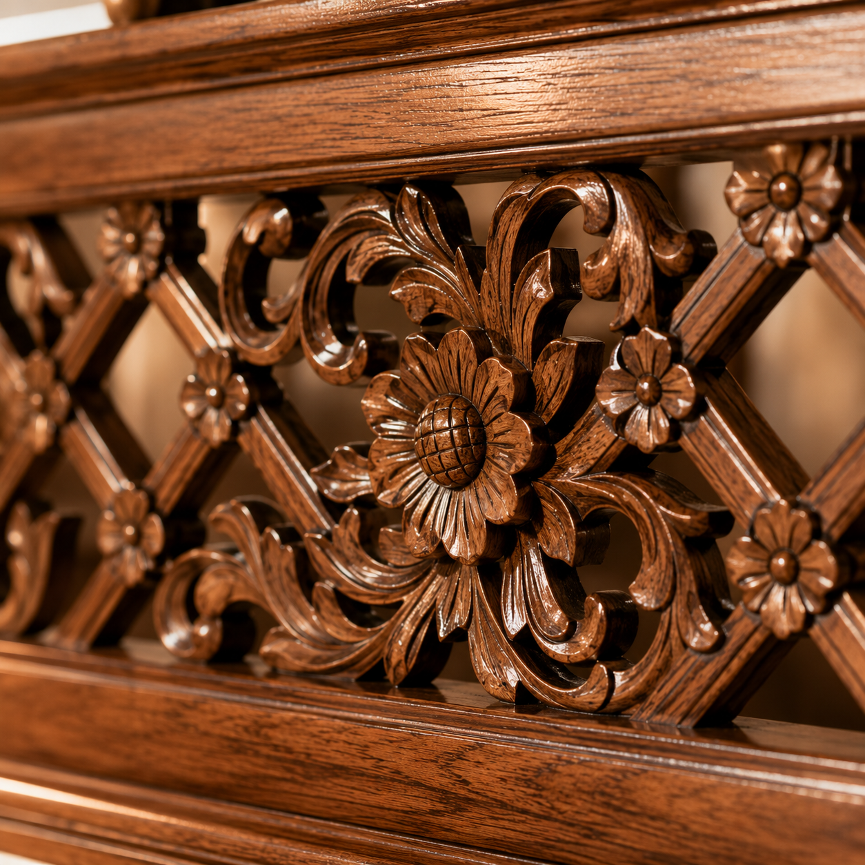 Virasat-e-Sukoon™ Heritage Solid Indian Teakwood Bedroom Set - Image 5