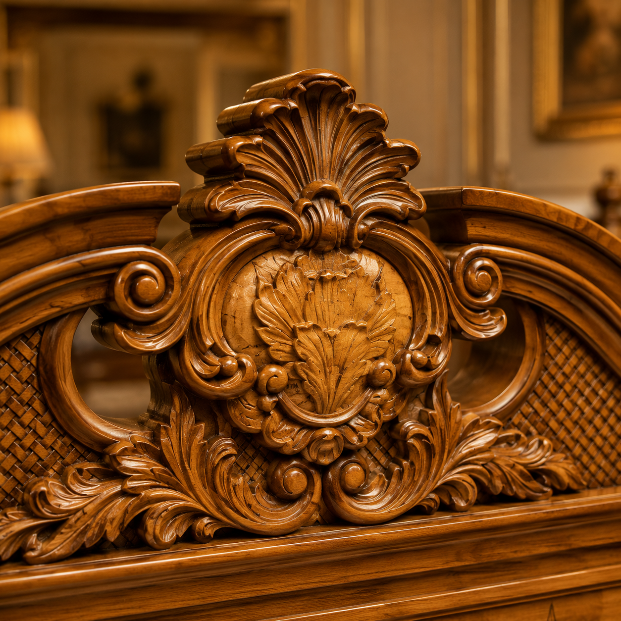 Colonial Victorian Solid Teakwood Heritage Bedroom Set - Image 2