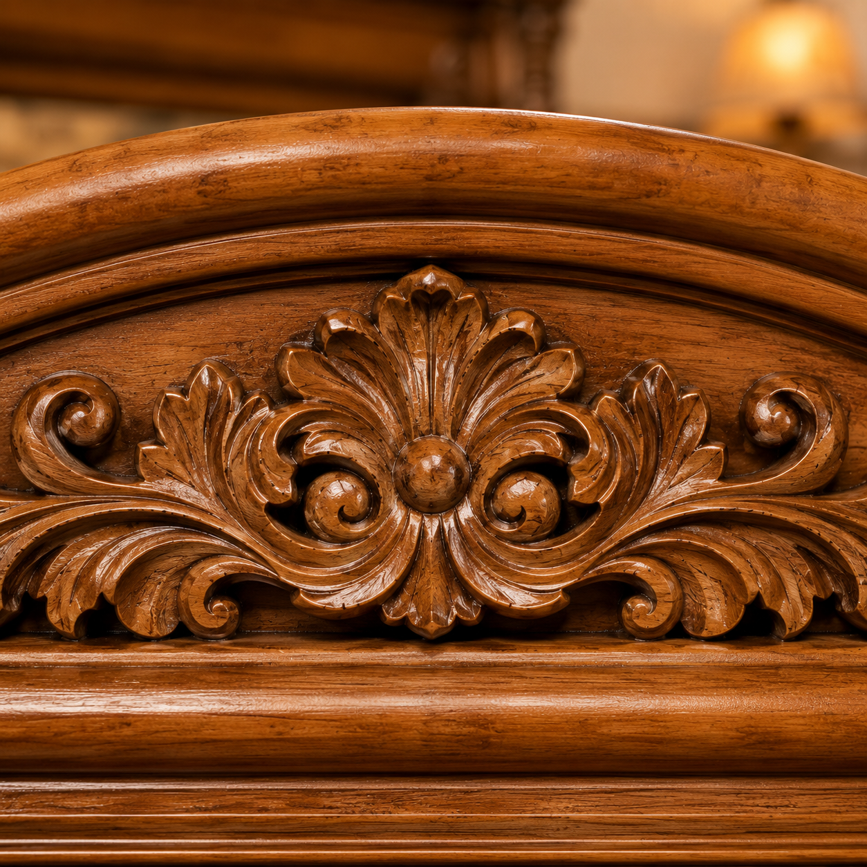 Colonial Victorian Solid Teakwood Heritage Bedroom Set - Image 6