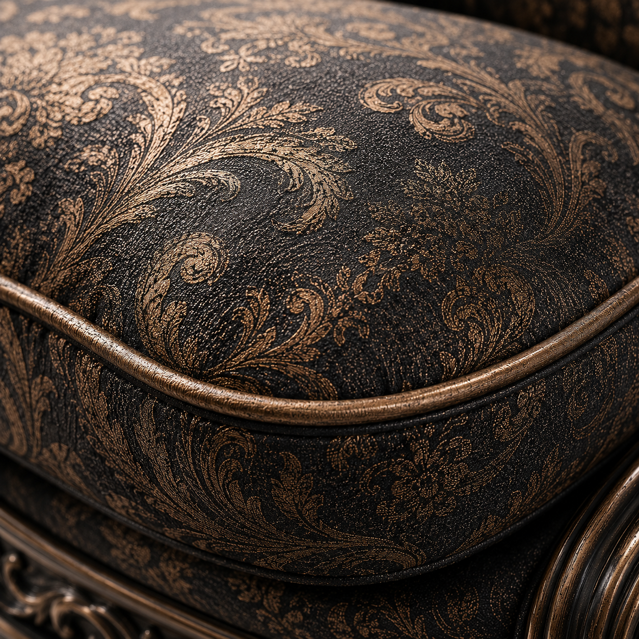 Noir Héritage™ French Bergère Lounge Chair - Image 6