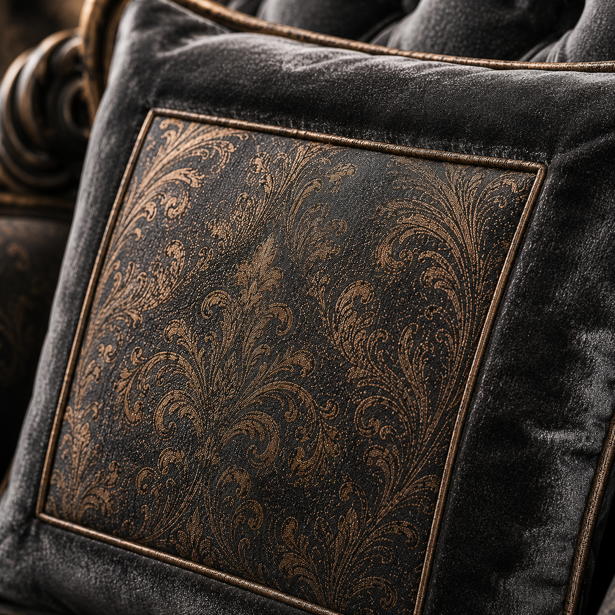 Noir Héritage™ French Bergère Lounge Chair - Image 7