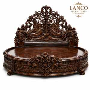 Bazm-e-Saltanat™ Royal Round Bed