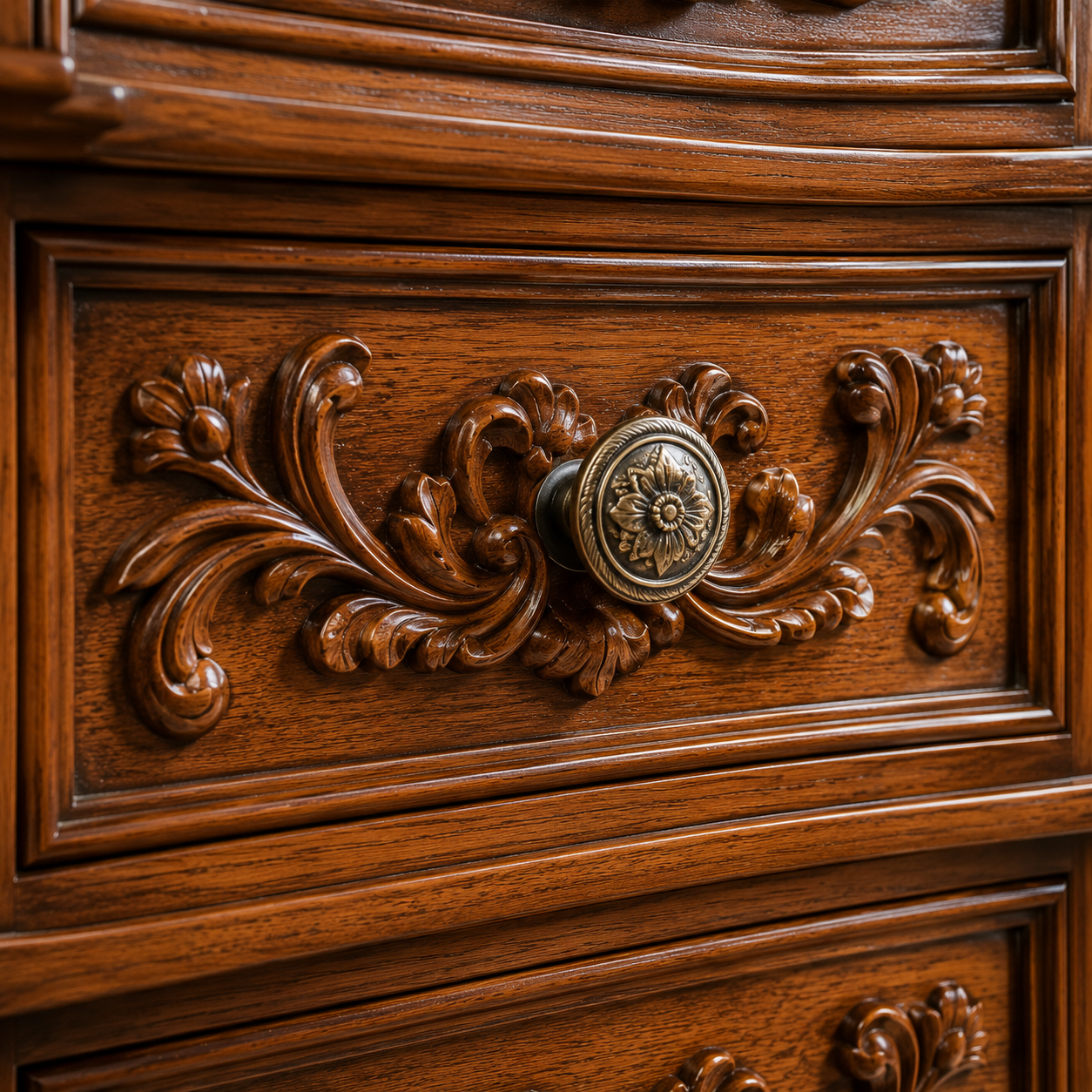 Regalia Royale™ Colonial Victorian Dressing Table - Image 6