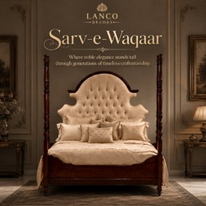 Sarv-e-Waqaar™ Royal Four Poster Bed