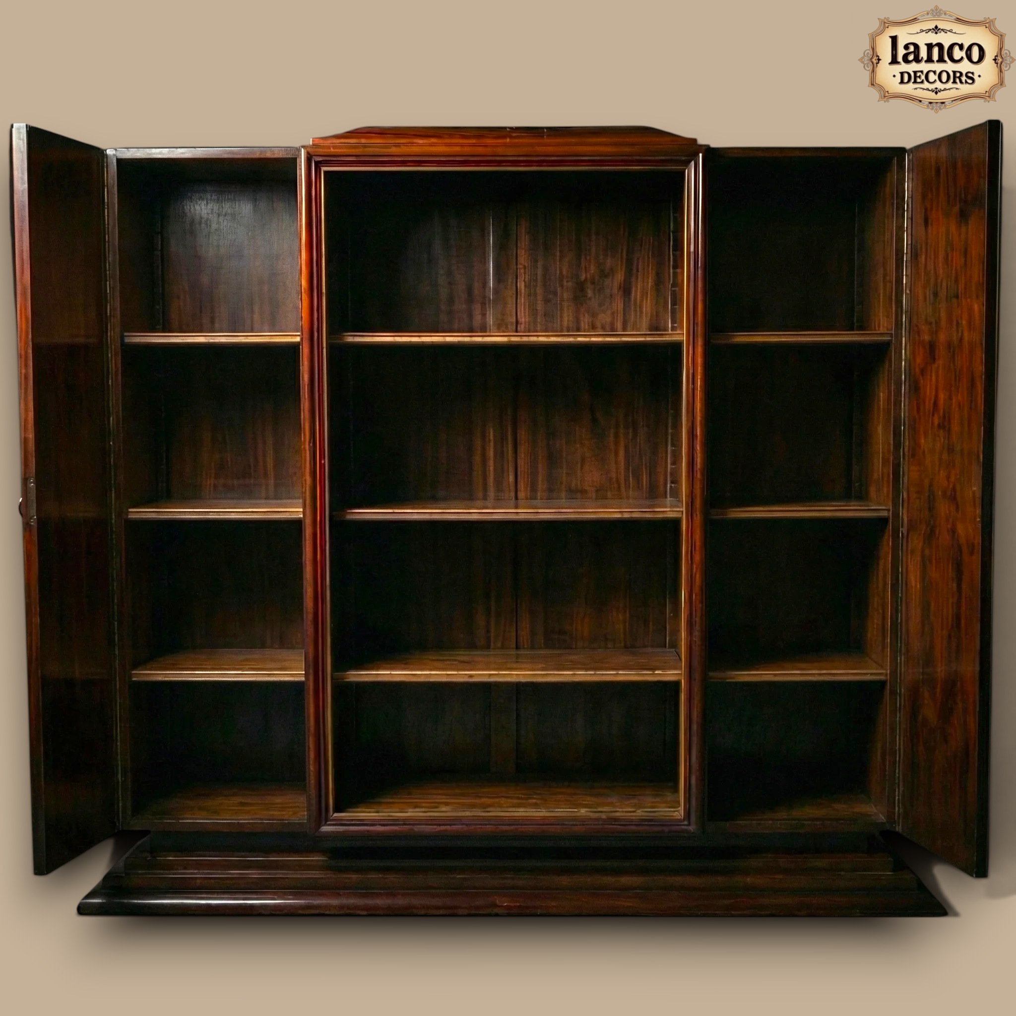 Kitaab-e-Zamana – Heritage Teakwood Book Cabinet - Image 5