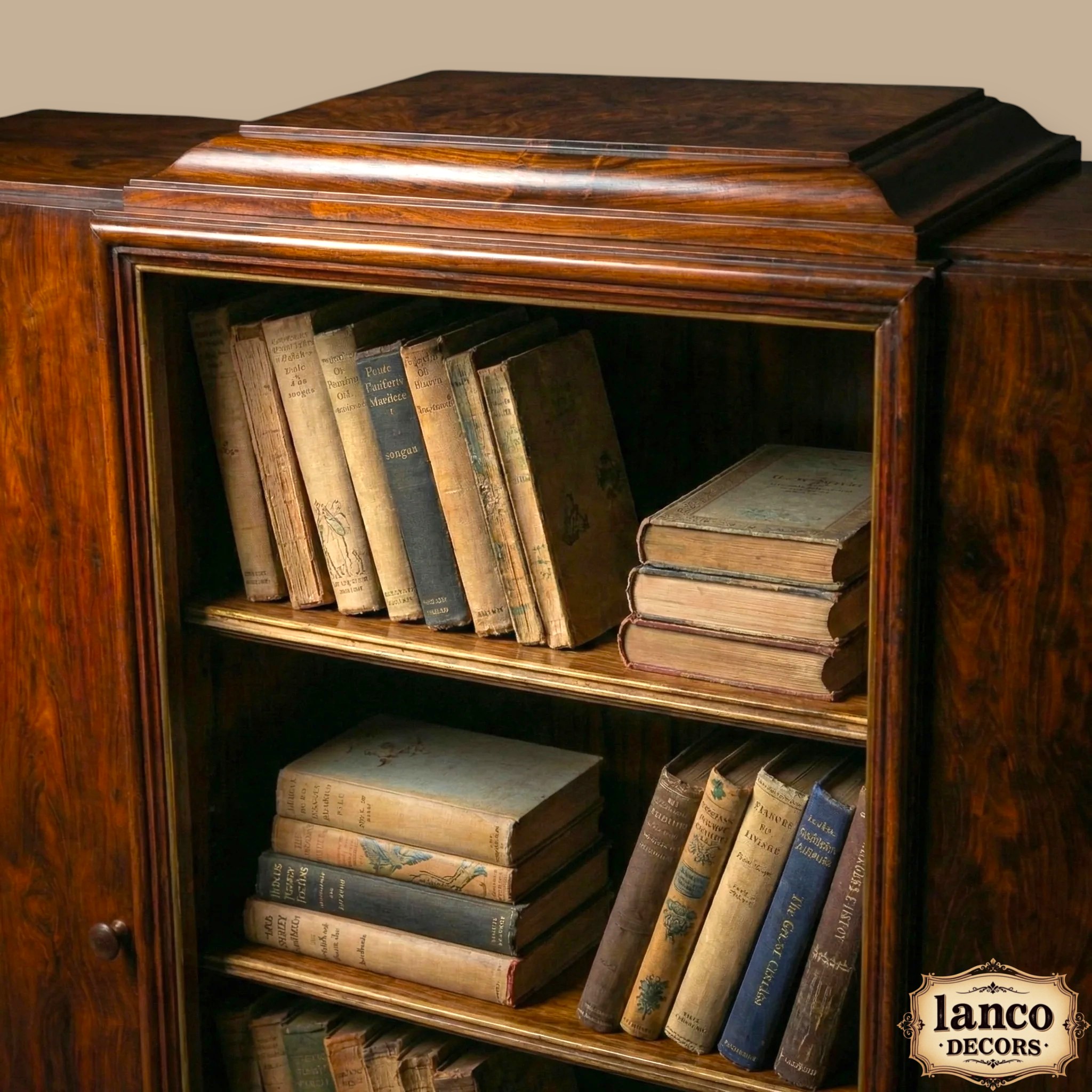 Kitaab-e-Zamana – Heritage Teakwood Book Cabinet - Image 7