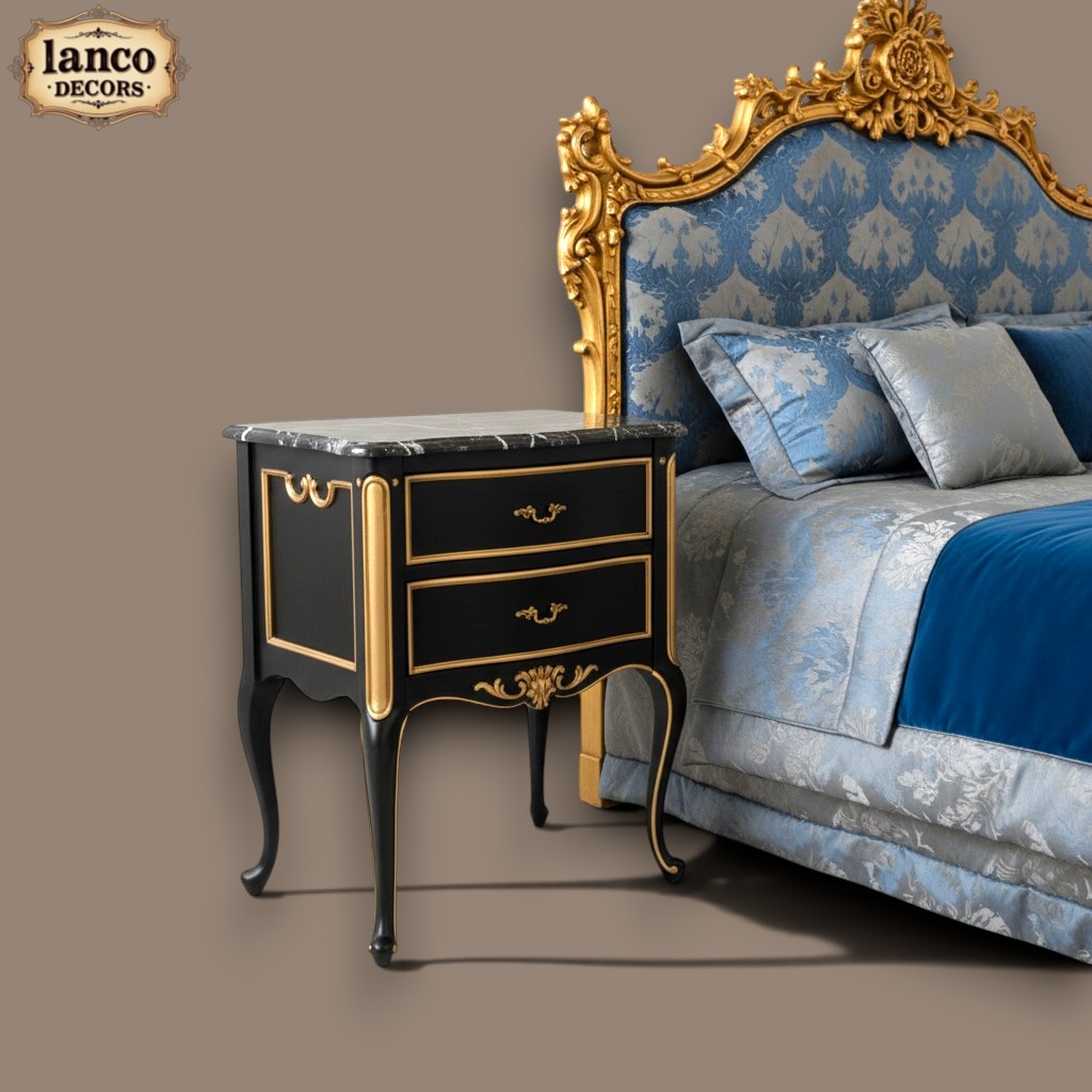 Taj-e-Shahenshahi – Imperial Handcrafted Teakwood Bed - Image 5