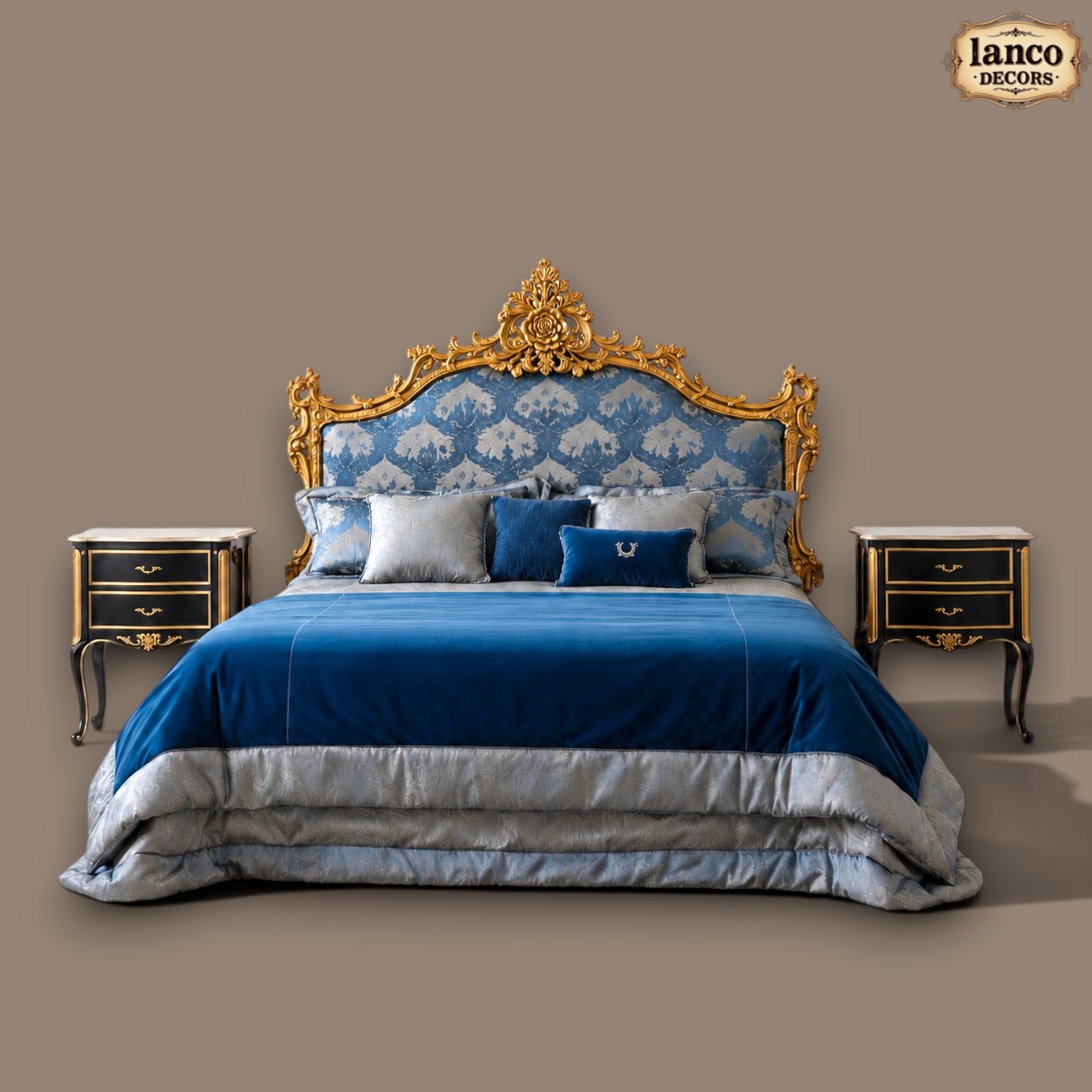 Taj-e-Shahenshahi – Imperial Handcrafted Teakwood Bed - Image 6