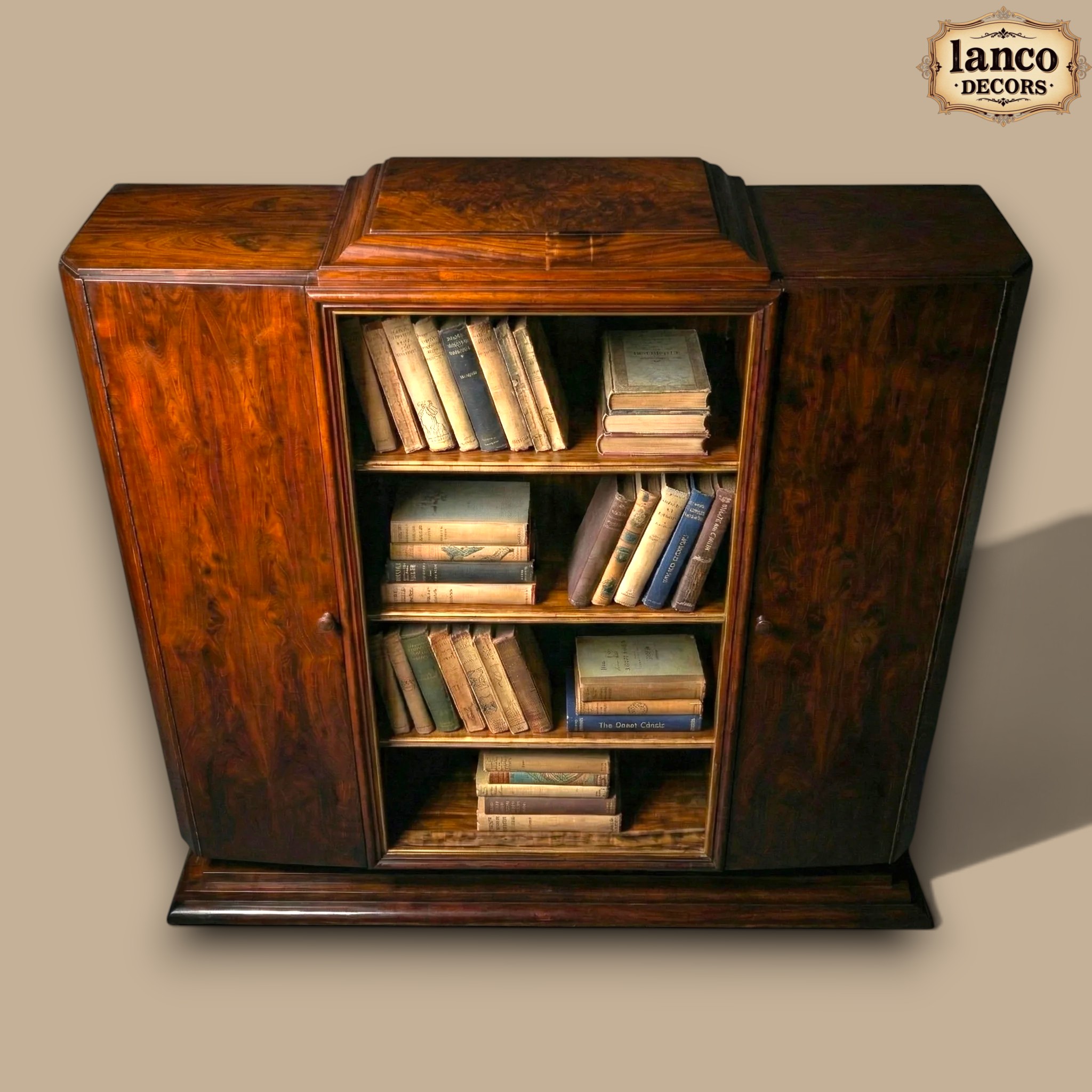 Kitaab-e-Zamana – Heritage Teakwood Book Cabinet - Image 8