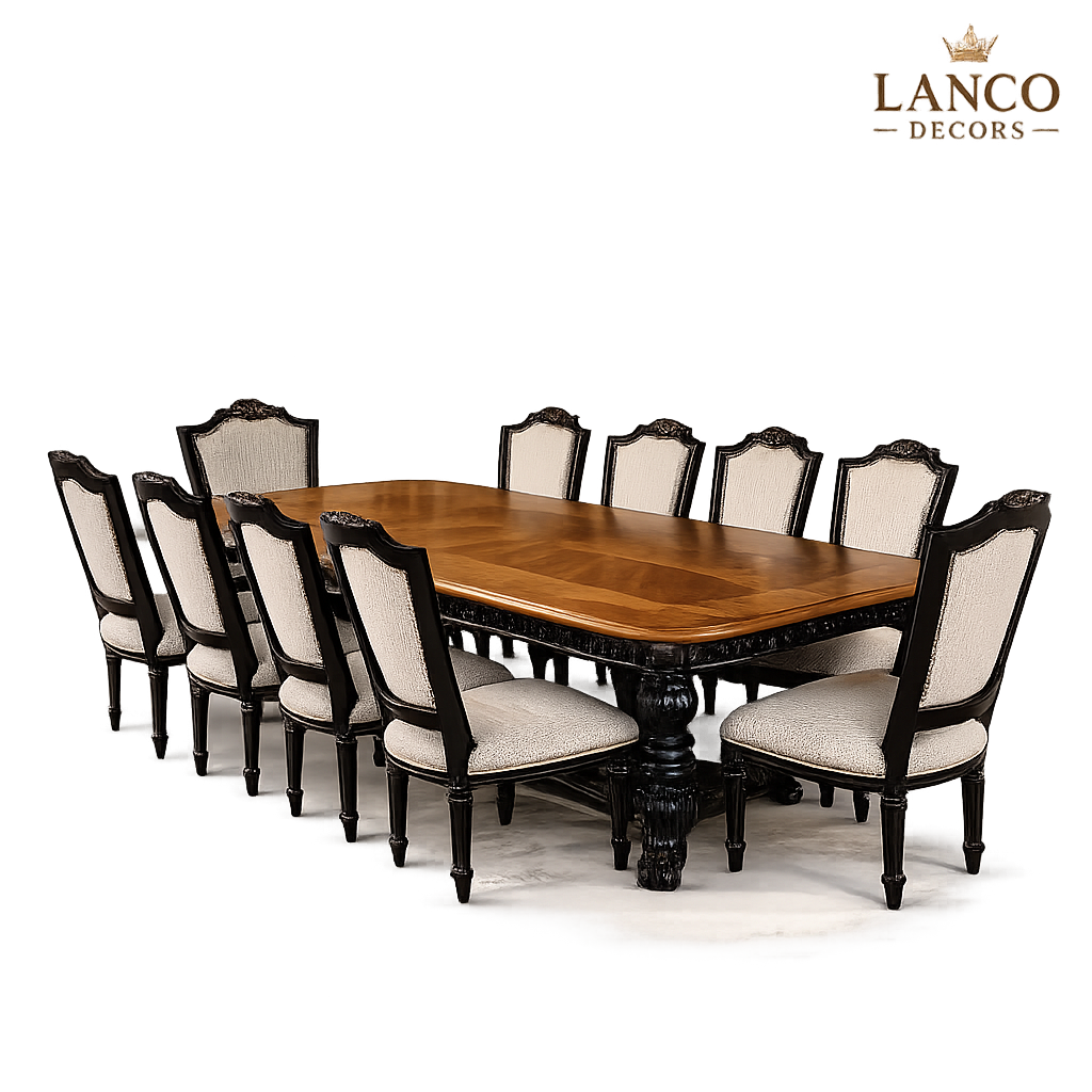 Mehrab-e-Mehfil™ Colonial Victorian 8-Seater Dining Collection