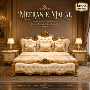 Meeras-e-Mahal – Royal Handcrafted Luxury Bed