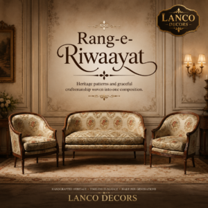 Rang-e-Riwaayat – Heritage Teakwood Sofa Set