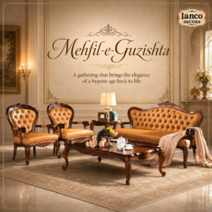 Mehfil-e-Guzishta – Heritage Luxury Sofa Set