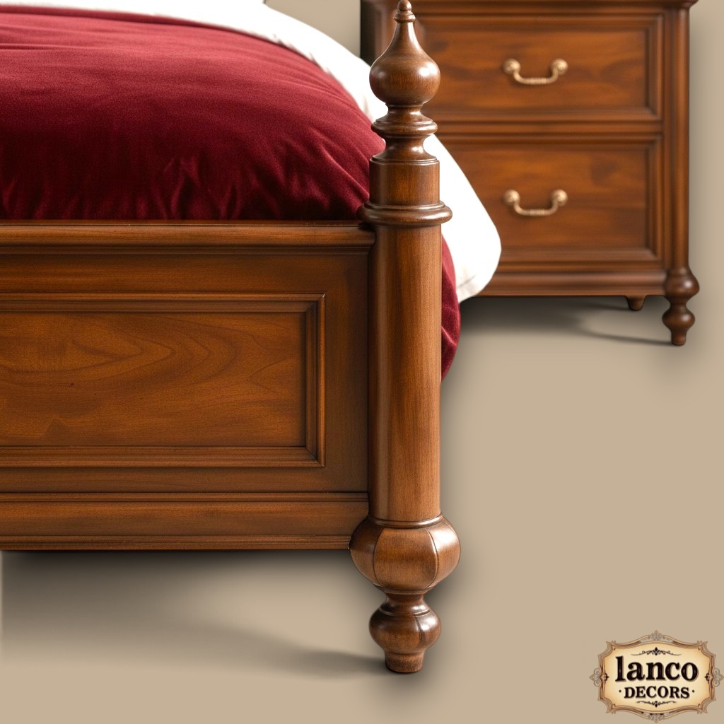 Ehsaas-e-Guzishta – Heritage Teakwood Bed - Image 7
