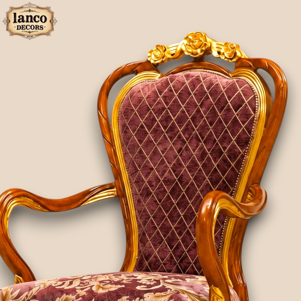 Kursi-e-Gulzaar – Royal Handcrafted Accent Chair - Image 3