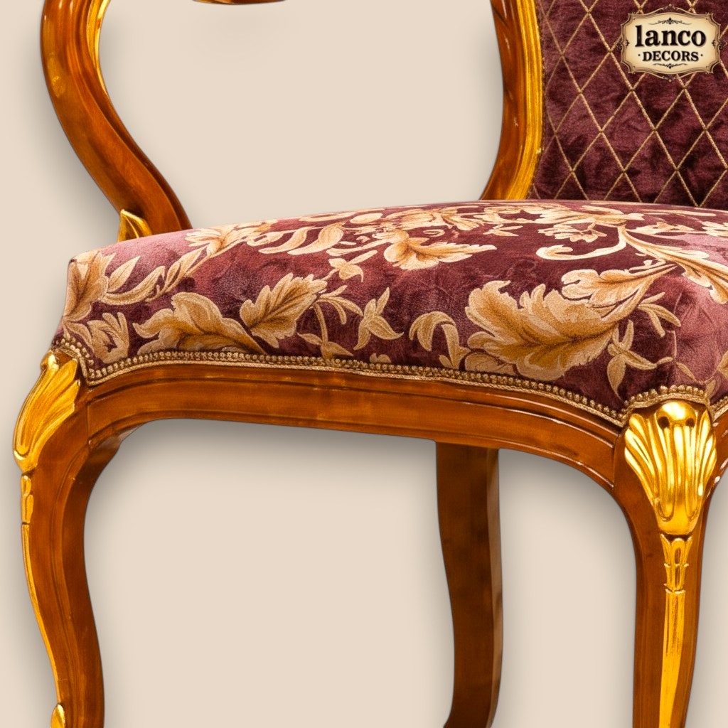 Kursi-e-Gulzaar – Royal Handcrafted Accent Chair - Image 4
