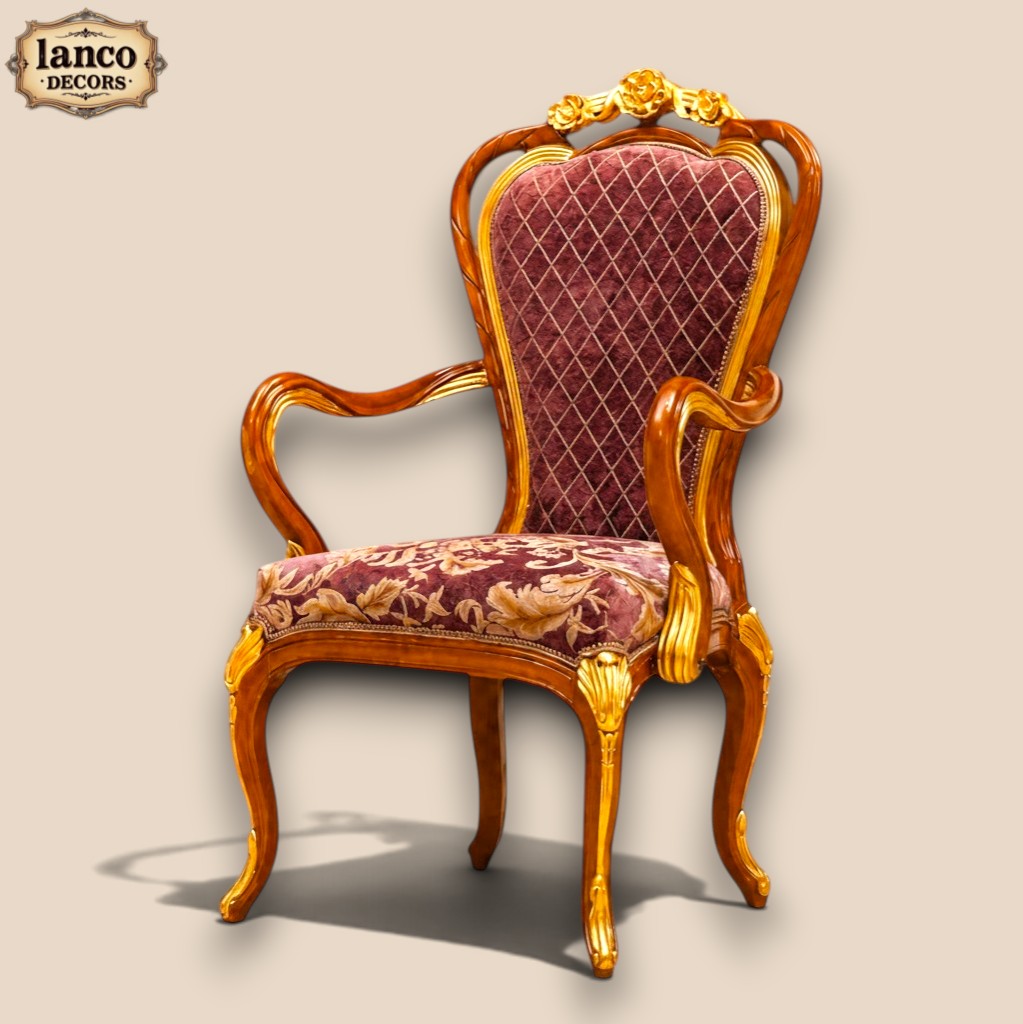 Kursi-e-Gulzaar – Royal Handcrafted Accent Chair - Image 6