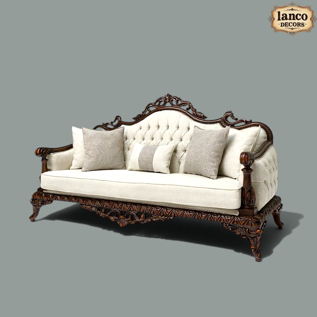 Guftagu-e-Shaan – Royal Handcrafted Accent Chair - Image 6
