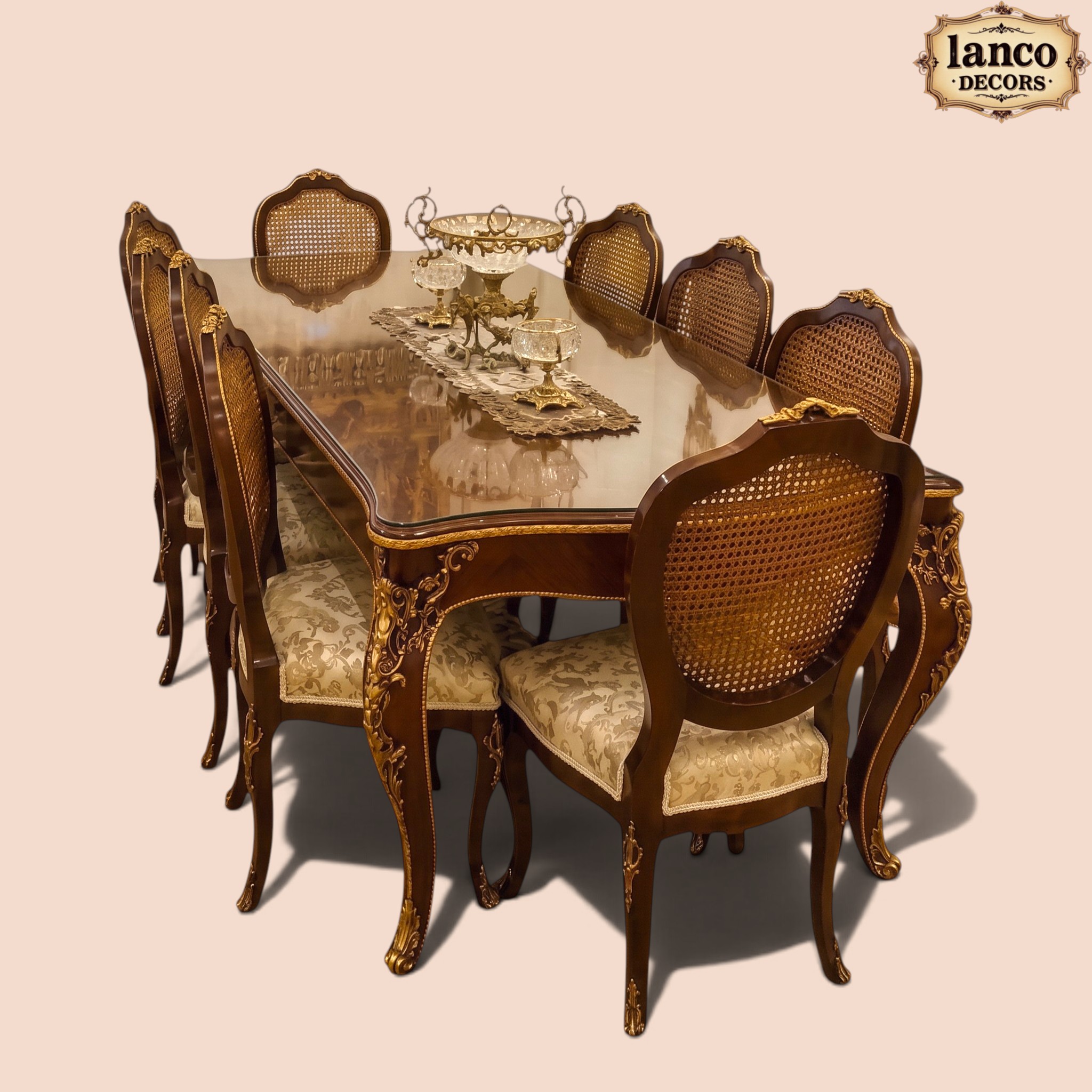 Daawat-e-Nafaasat – Royal Cane Back Dining Collection - Image 10