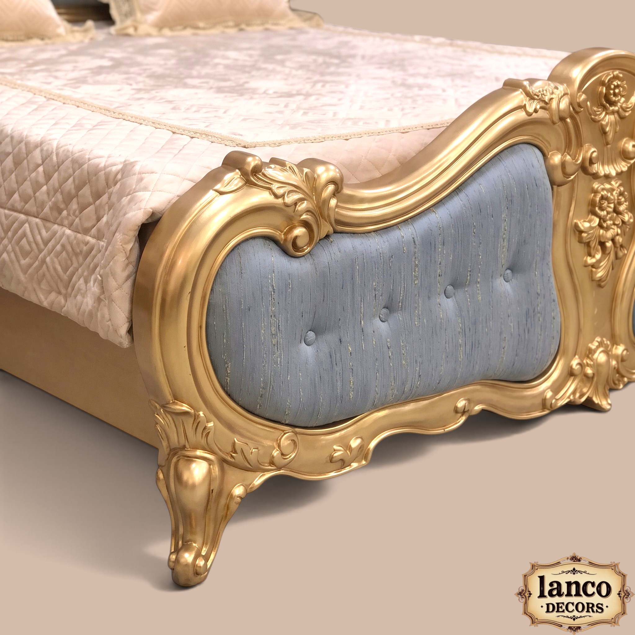 Nazakat-e-Shahi – Royal Upholstered Luxury Bed - Image 2