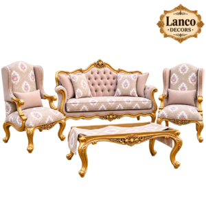 Afreen-e-Naz – Luxury Handcrafted Classic Sofa Set