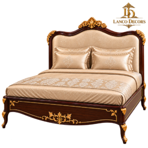 Naqsh-e-Shaam – Royal Handcrafted Upholstered Bed