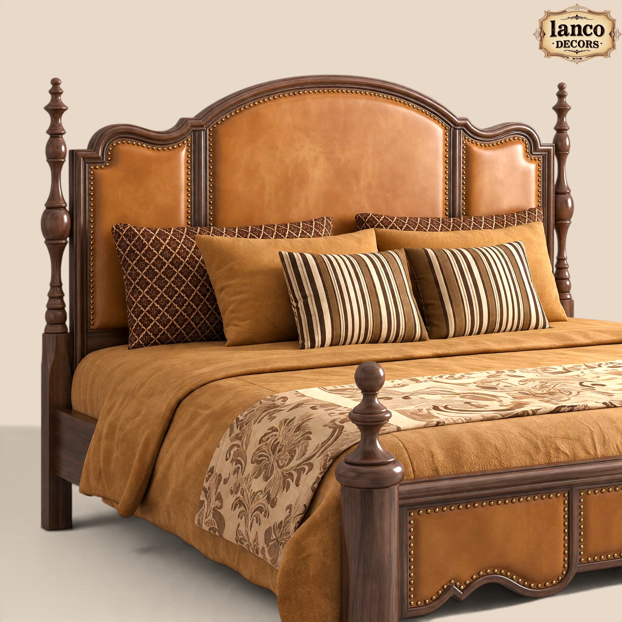 SHAAN-E-VIRASAT – Royal Colonial Heritage Luxury Bed - Image 2